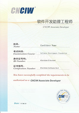 軟件開發(fā)助理工程師